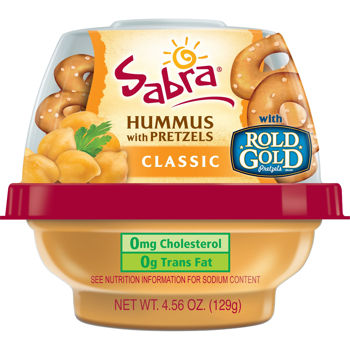Sabra Hummus with Pretzels