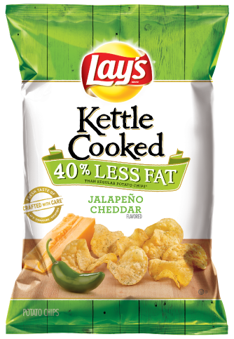 Lay’s Kettle Cooked jalapeño Cheddar Chips